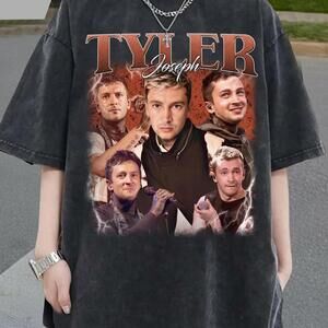 Tyler Joseph T-Shirt, 90S Retro Music Tee, Gifts For Woman And Man Unisex